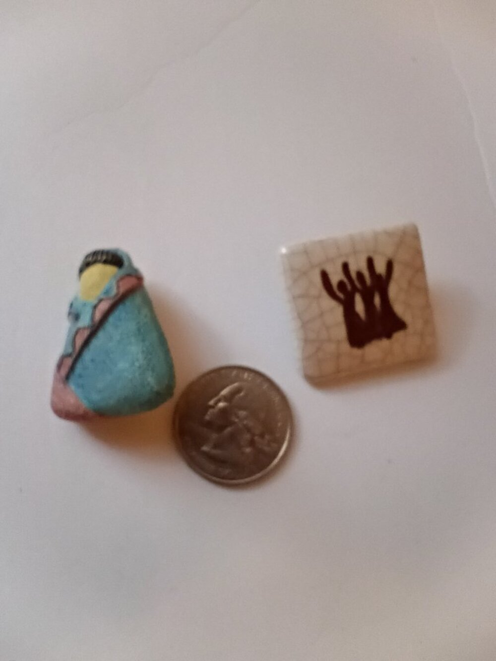 Vintage Native American Style Brooches